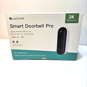 COPY - WUUK Doorbell Camera Pro, Add-on Wireless Video Doorbell